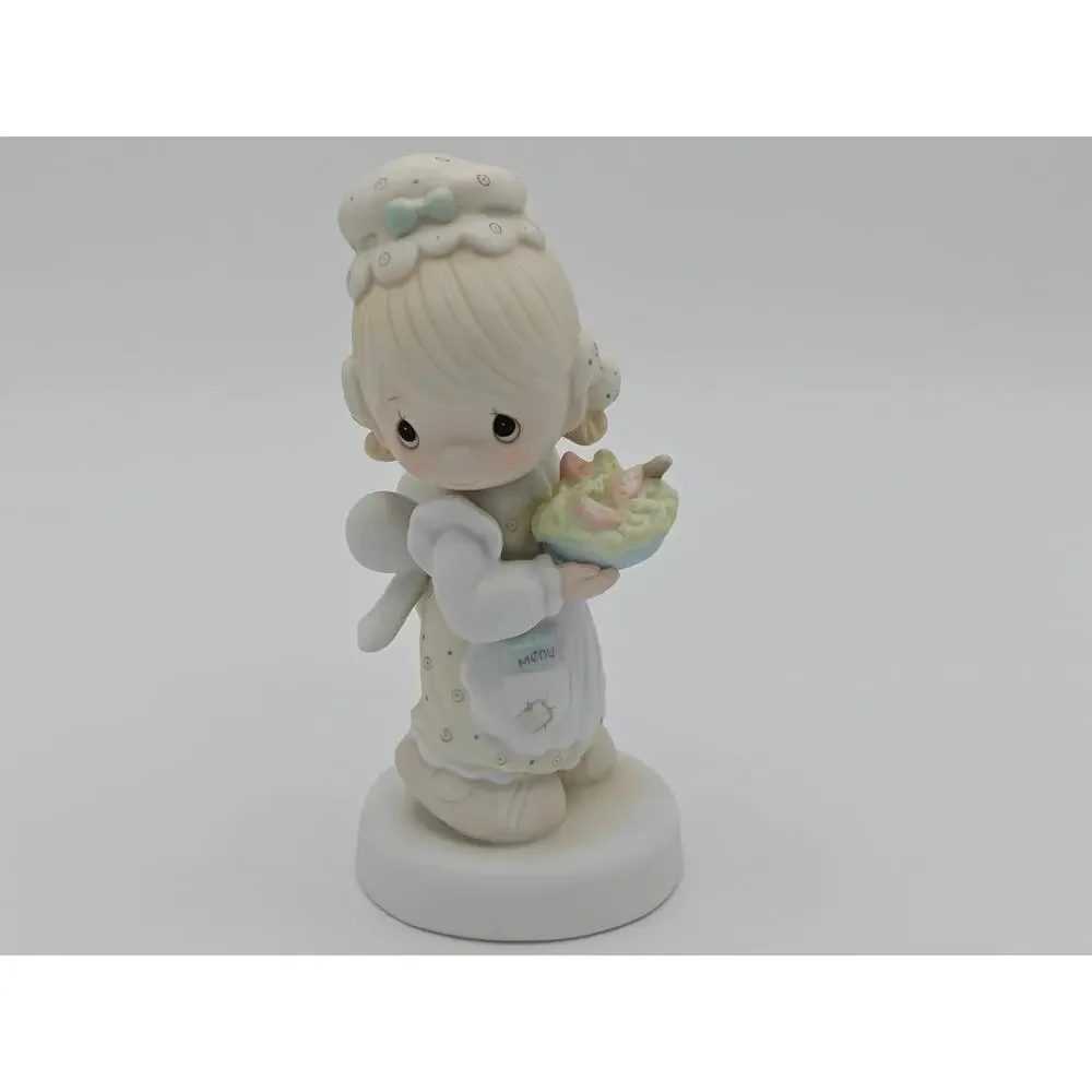 Precious Moments E 7157‎ There Is Joy In Serving Jesus Enesco Figurine 1981